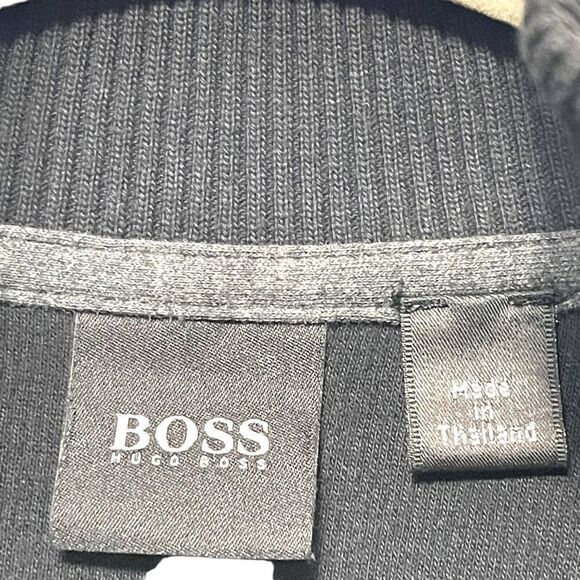 HUGO BOSS Sondrio Mock Neck Quarter Zip Pullover L - Picture 6 of 10